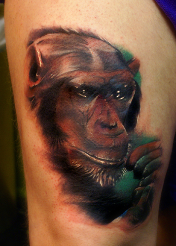 Looking for unique  Tattoos? Chimp